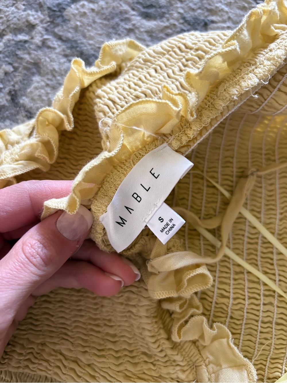 Yellow Mable Dress - Picture 2 of 3